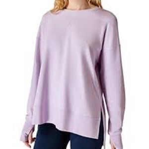 Sweaty Betty Simhasana “After” sweater lilac S NWT